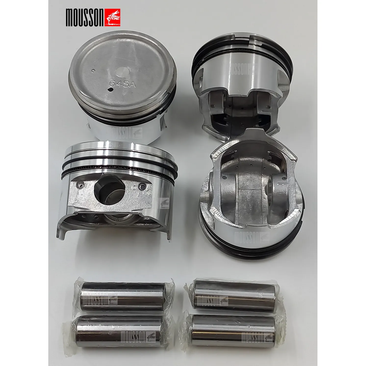 Поршень кольца комплект Mitsubishi 2.4L на 1 цилиндр MOUSSON SPR4G64STD