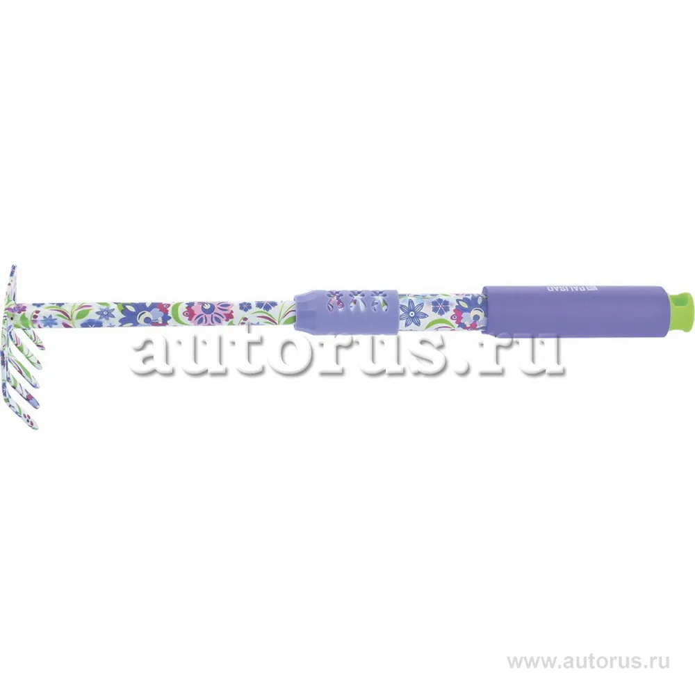 Грабли 5-зубые, 85x440 мм, стальные, удлиненная рукоятка, Flower Mint Palisad 62046 PALISAD 62046