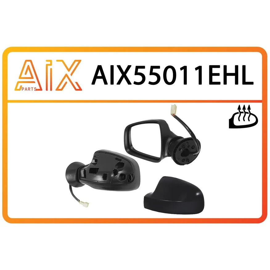 Зеркало эл. съемная облицовка с подогревом левое aix55011ehl /963023520r AIX AIX55011EHL
