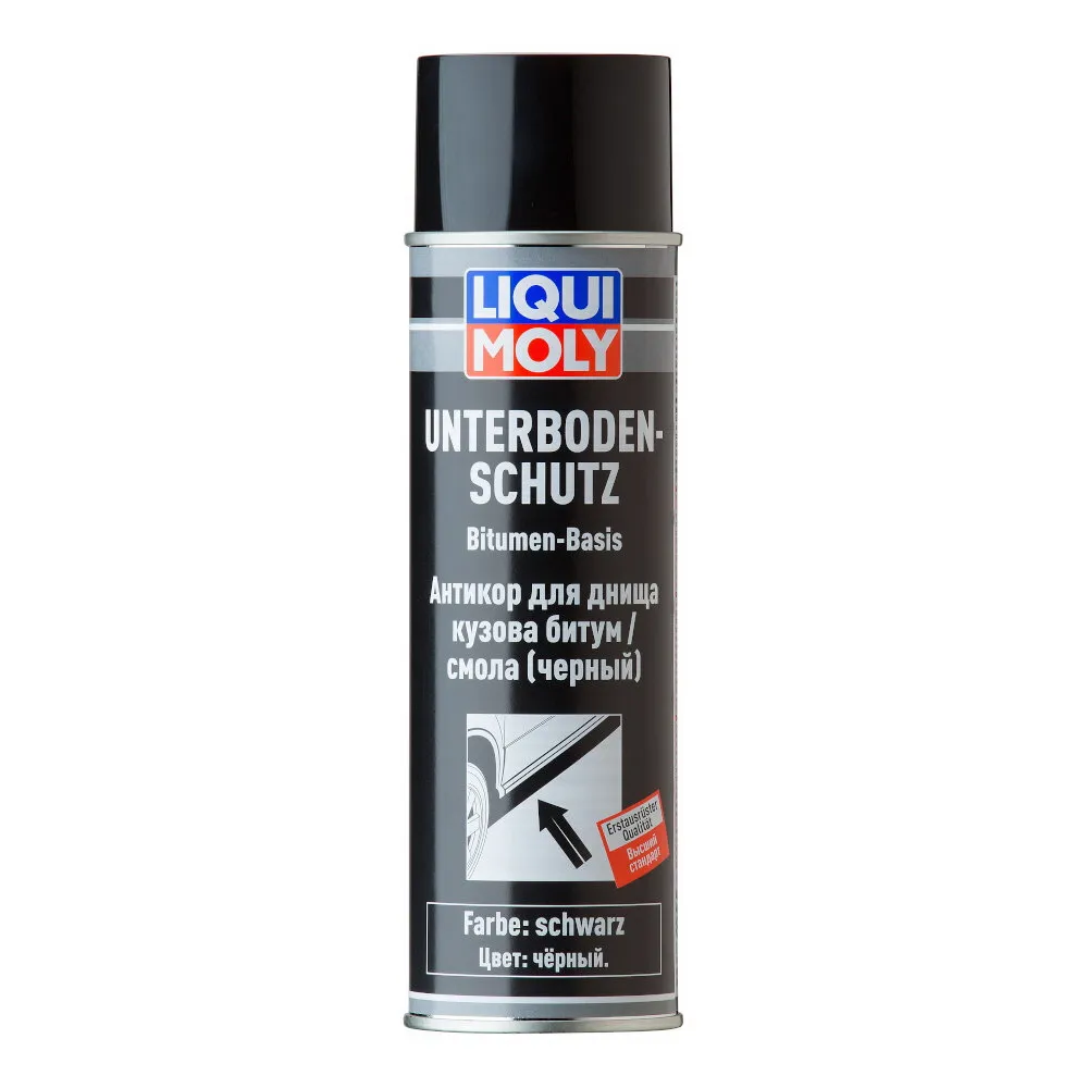 Антикор д / днища кузова битум / смола (черн. ) Unterb. -Schutz (0,5л) LIQUI MOLY 8056 / 6111