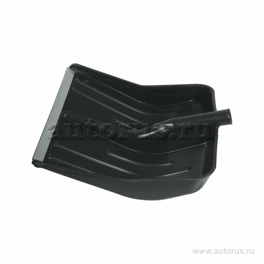 Лопата для снега, 360x400 мм, без черенка, пластмассовая, алюминиевая окантовка СИБРТЕХ 61578