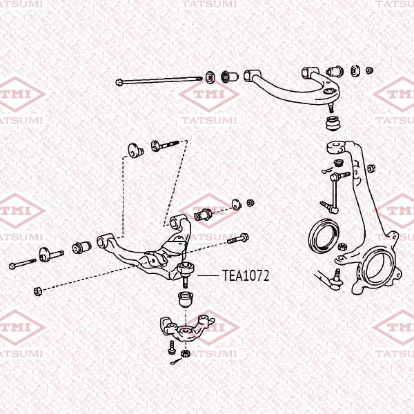 Опора шаровая нижняя L/R TOYOTA Land Cruiser Prado 02-> TATSUMI TEA1072