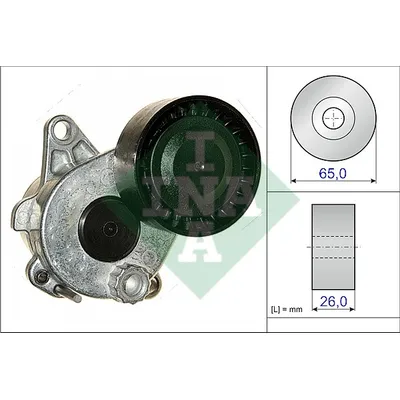 Ролик-натяжитель приводного ремня MB W204/W212/W221/W166/X204 mot.OM651 INA 534 0336 10