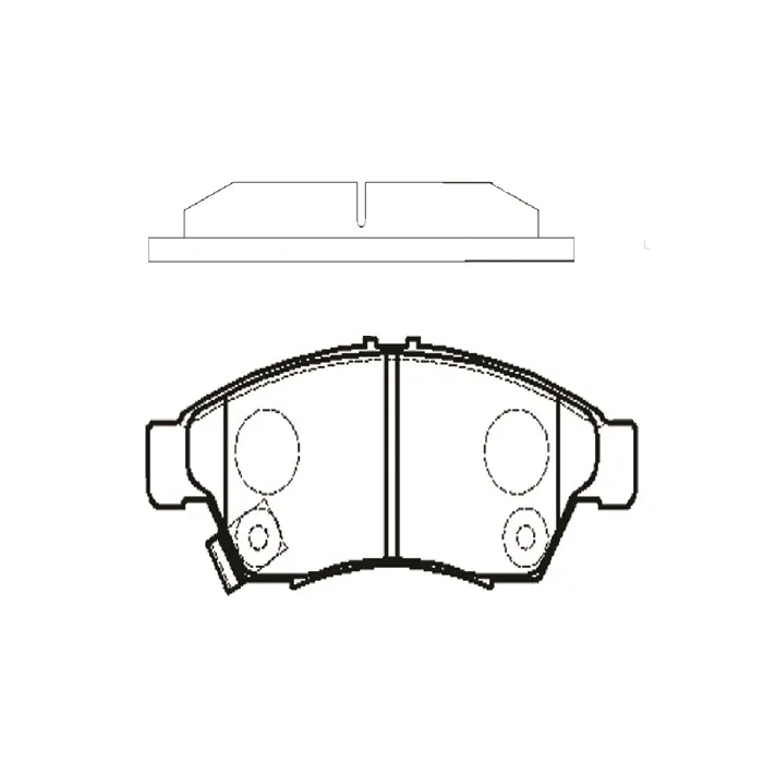 Колодки тормозные SUZUKI Liana 2001 ~ 2008 / Aerio 2001 ~ 2008 CTR GK0943