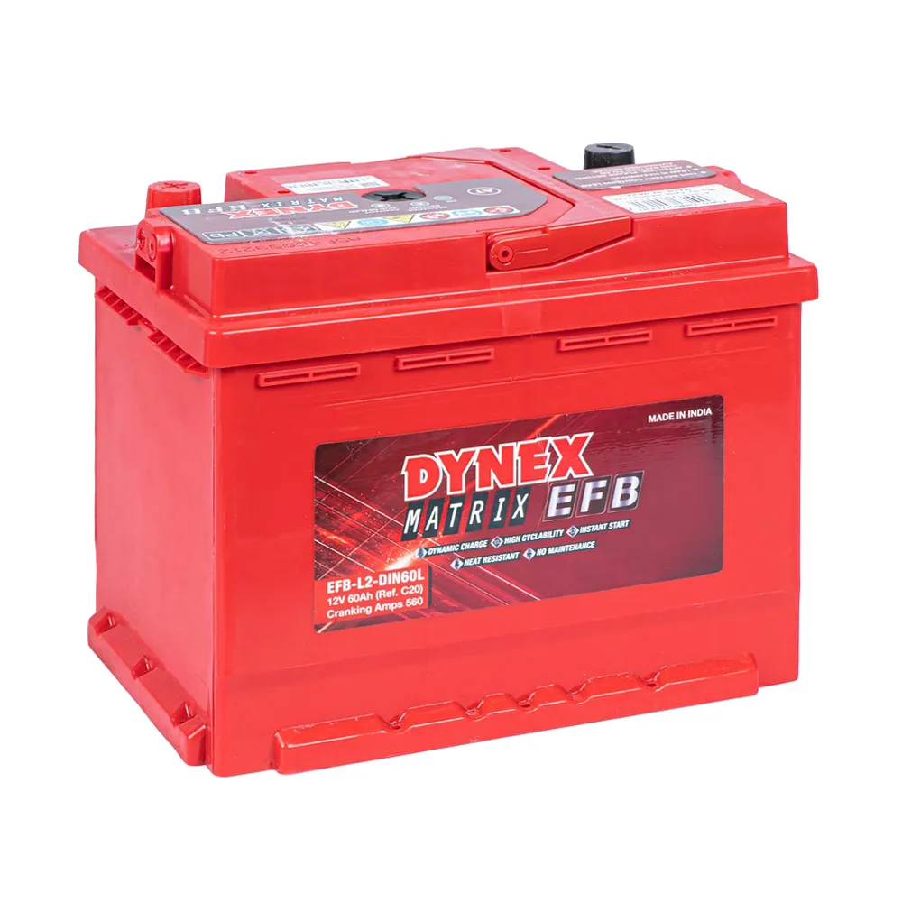 Аккумулятор EXIDE (Dynex) Matrix EFB 60 А/ч обратный R+ 243x175x190 L2 EN 560 А