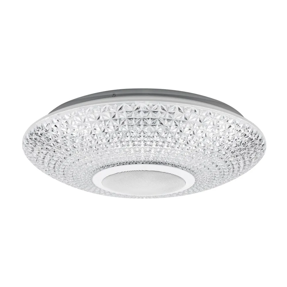 Светильник настенно-потолочный Satori Melody 2700-6500 K RGB Bluetooth Sound с пультом и APP LED REXANT 624-001