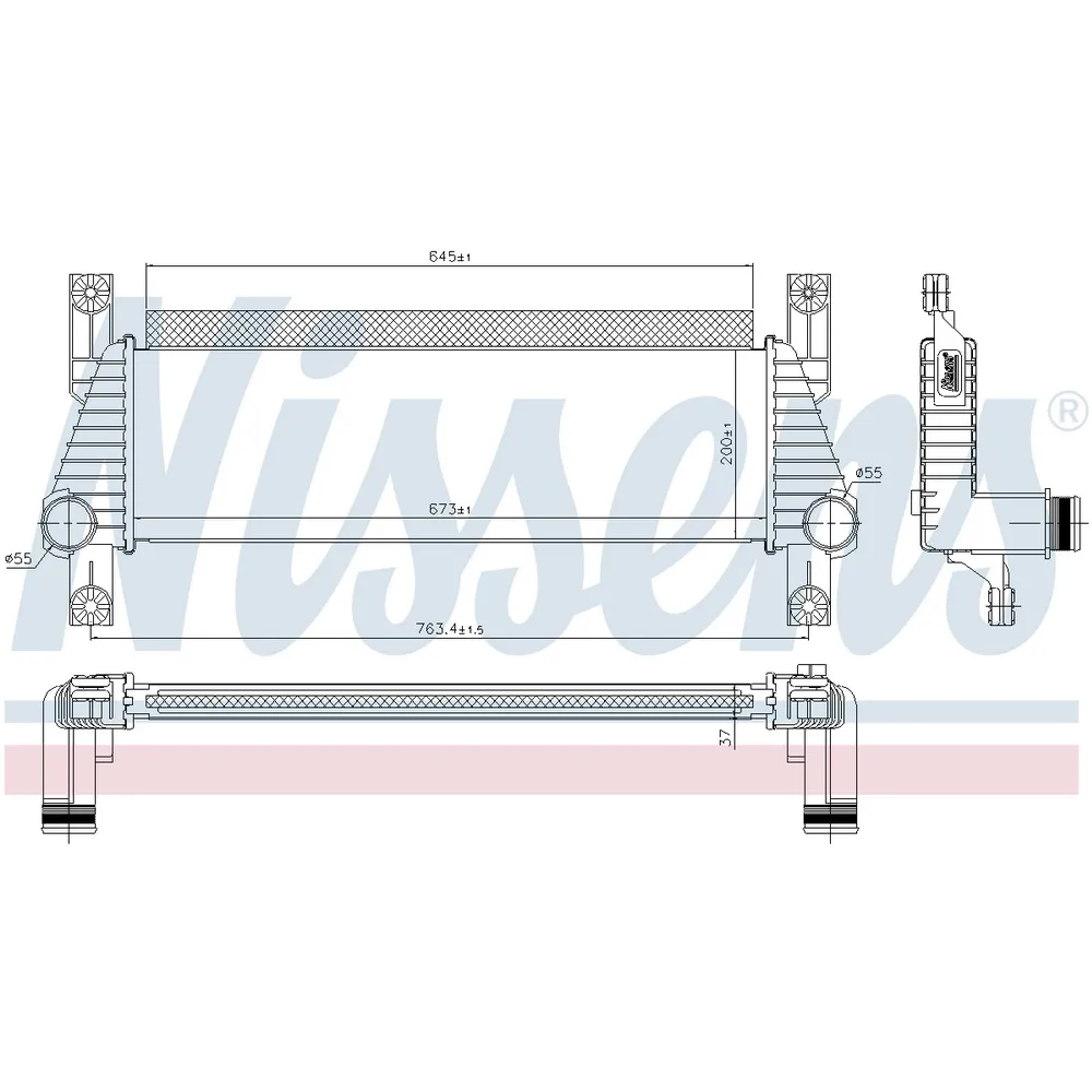Интеркулер NISSENS 96222