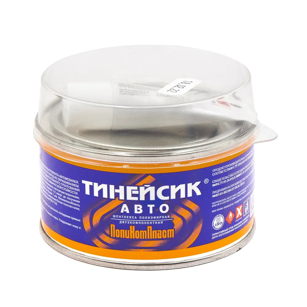 Шпатлевка Тинейсик, 0,5кг ПолиКомПласт РТ180172