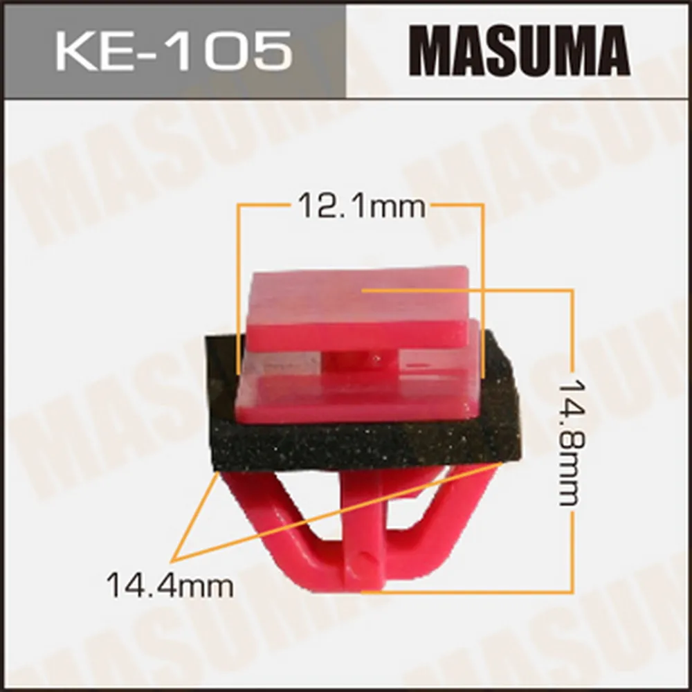 Клипса универс. 105-KE [уп.50] MASUMA KE-105