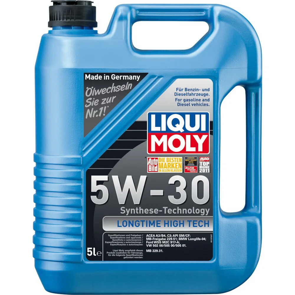 Масло моторное LIQUI MOLY Longtime High Tech 5W-30 синтетическое 5 л 1137 /