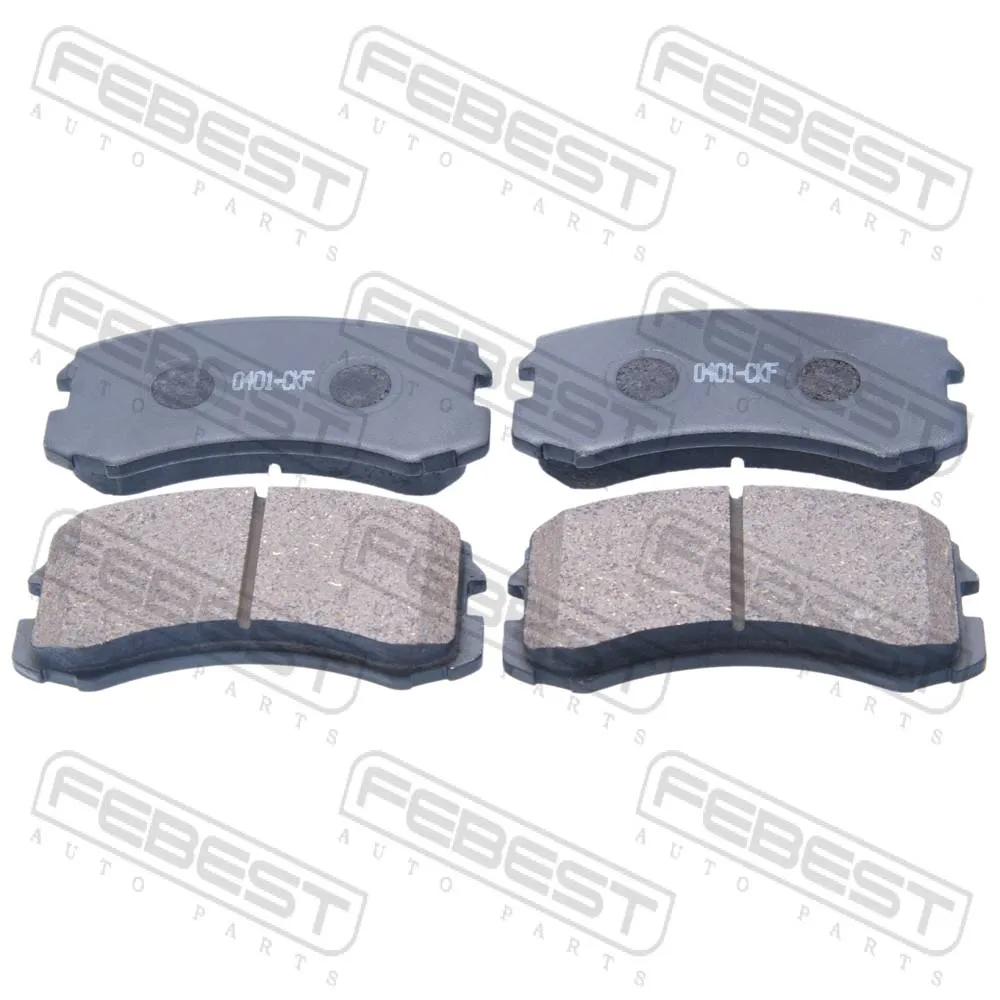 Колодки тормозные передние MITSUBISHI LANCER,LANCER CEDIA CS,CT# 2000.03-2009 FEBEST 0401-CKF