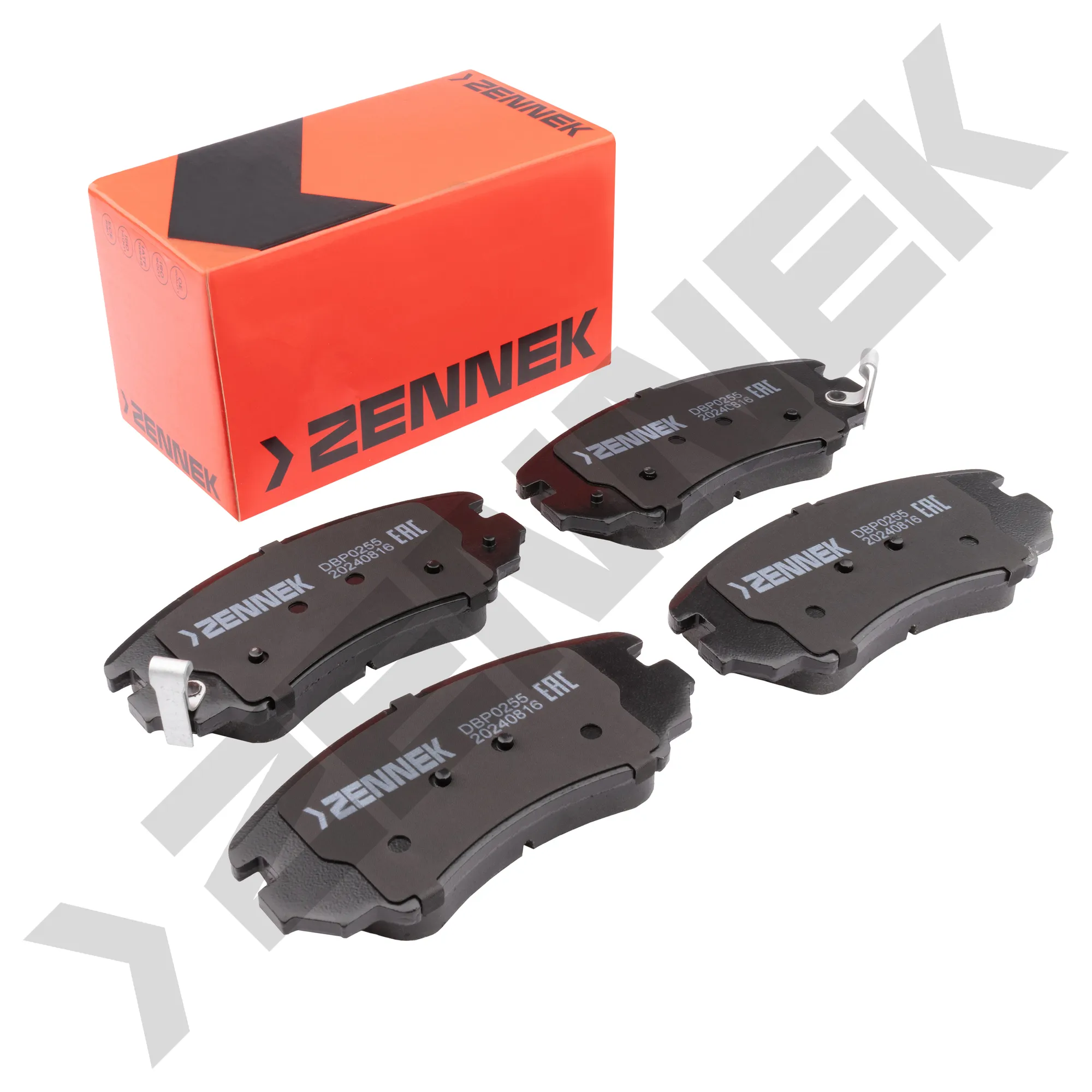 Колодки тормозные дисковые передние HYUNDAI ELANTRA 00-, SONATA 98-15 ZENNEK DBP0255