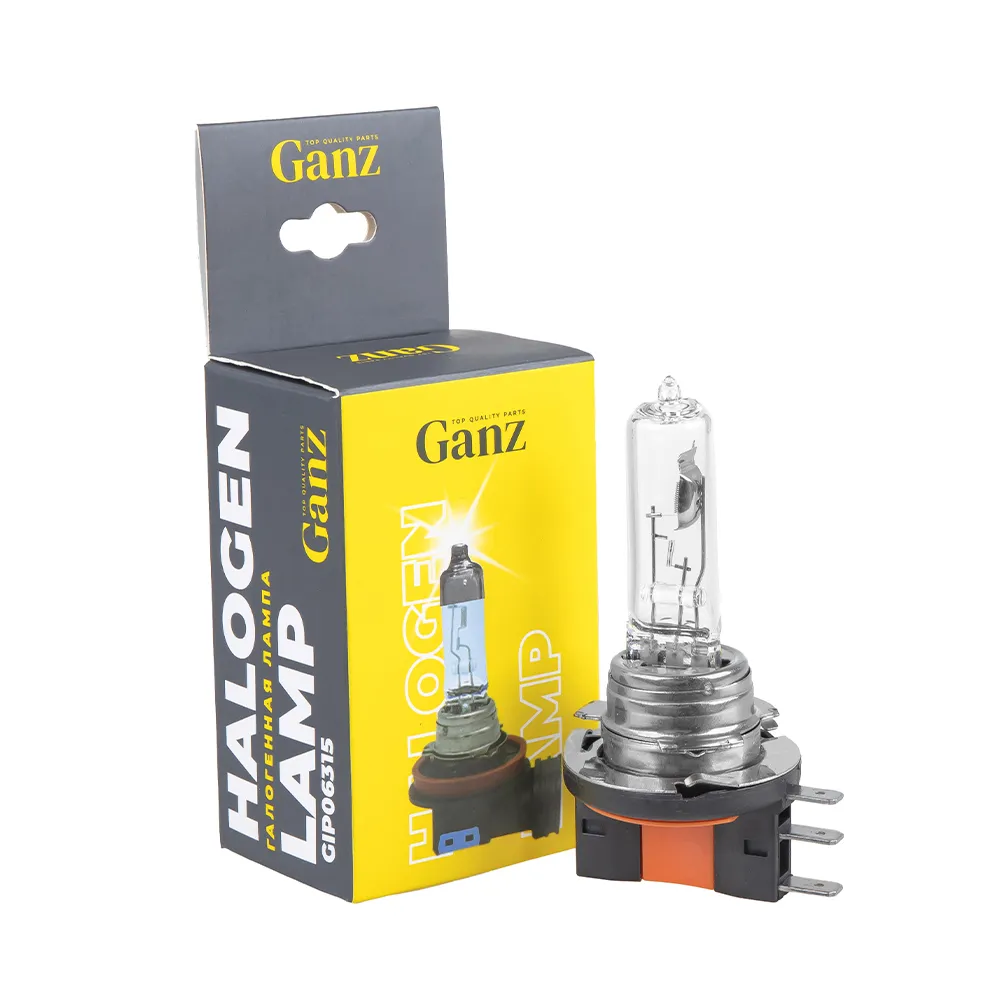 Лампа H15 12v 15/55W (PGJ23t-1). 1 шт. GANZ GIP06315