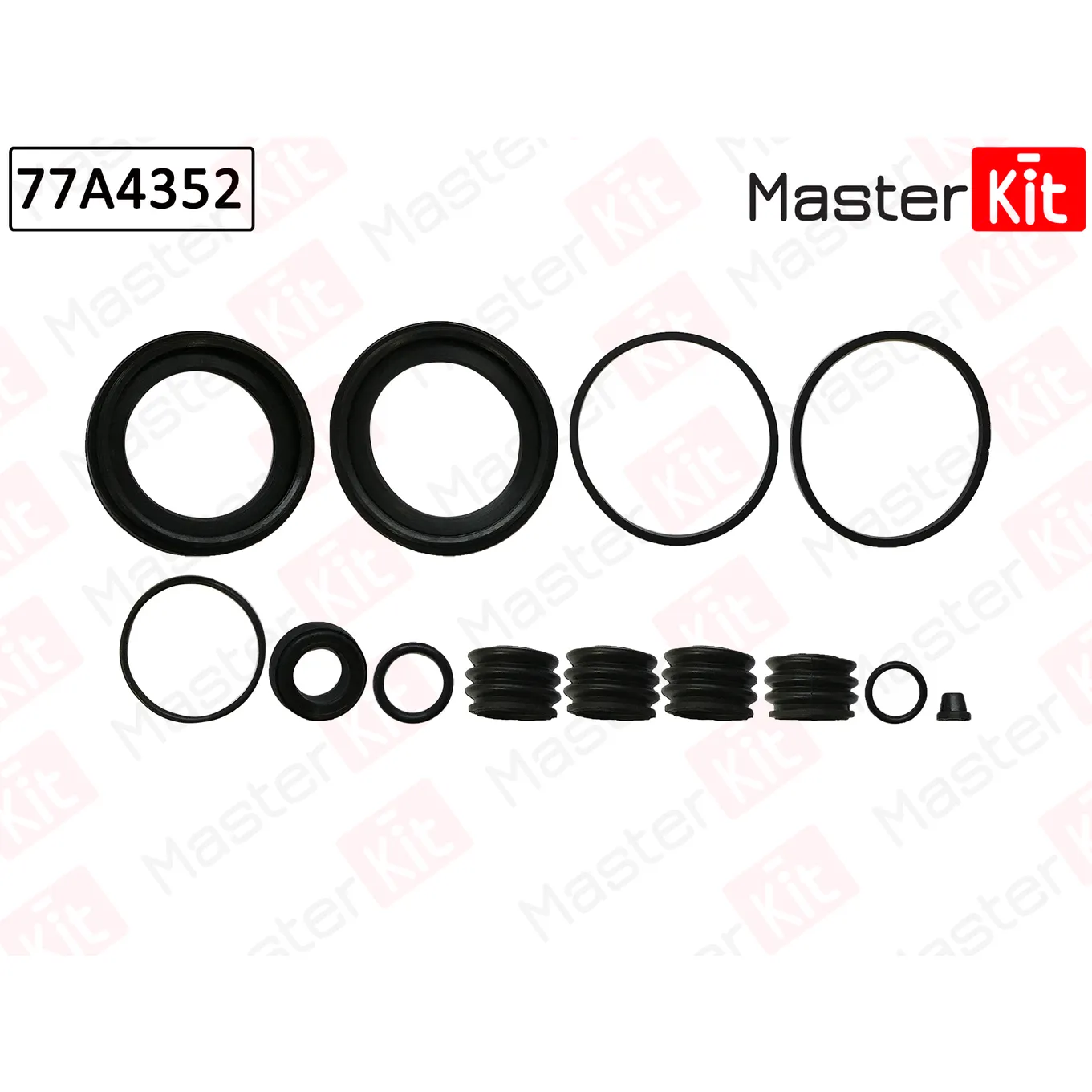 Ремкомплект тормозного суппорта зад. Nissan MICRA IV (K13) 2010 - MASTERKIT 77A4352