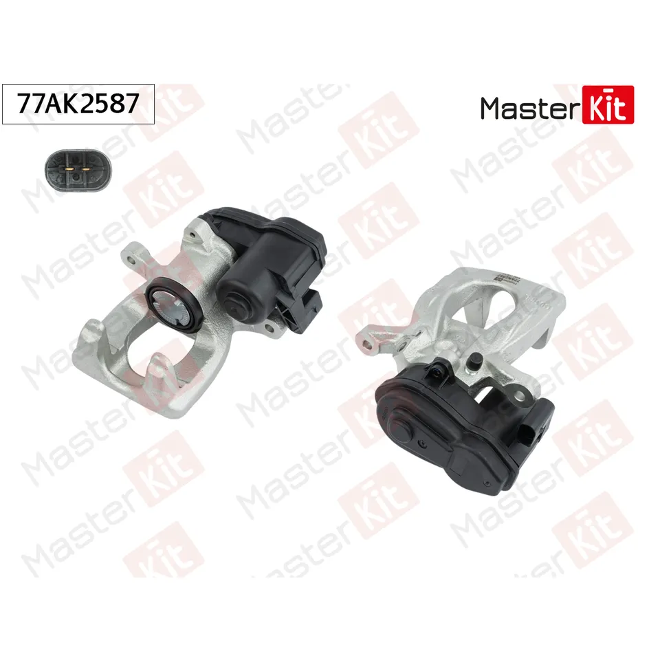 Тормозной суппорт зад. лев. Nissan QASHQAI II (J11, J11_) 2013 - MASTERKIT 77AK2587