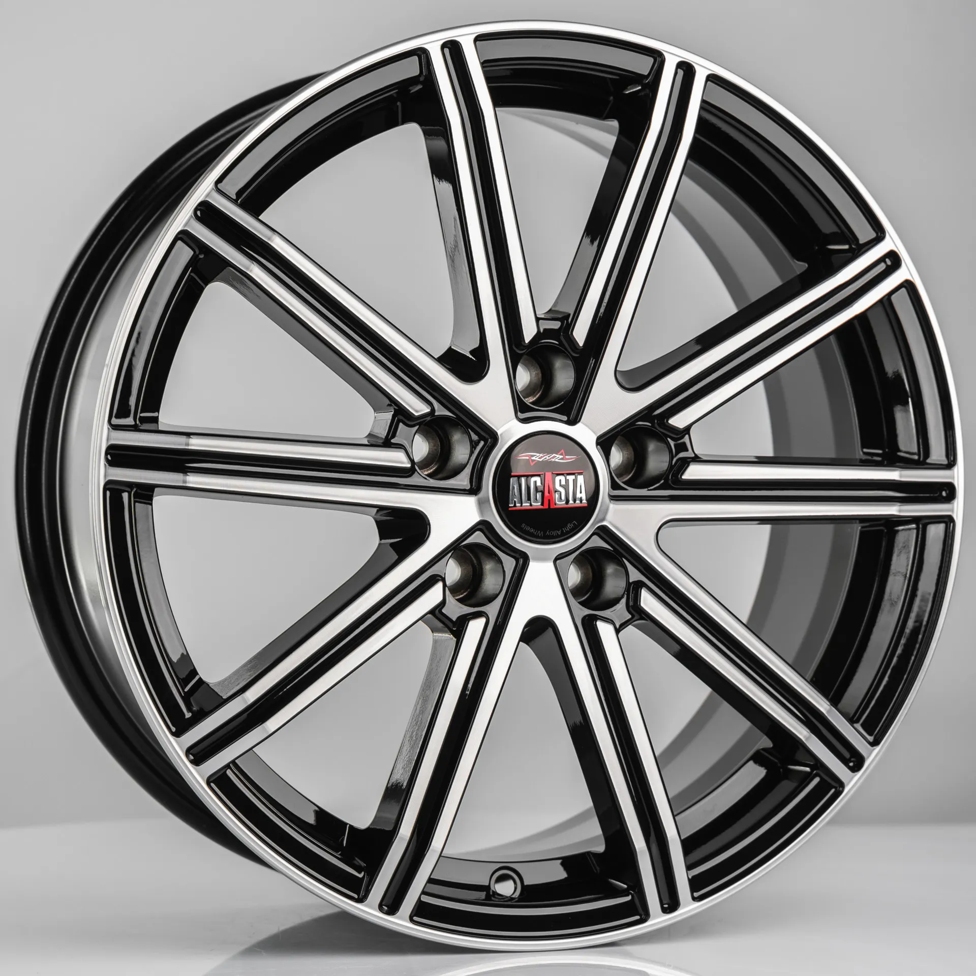Диск литой R16 6.5J 5x112/57.1 ET42 ALCASTA M64 BKF 3940605