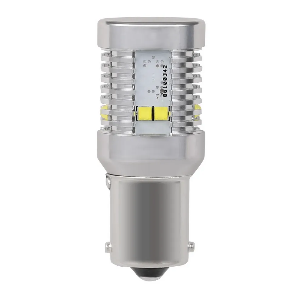 Лампа светодиодная 12V T25 W BA15s Маяк SUPER WHITE 2 шт. блистер 12T25/CAN07/2BL