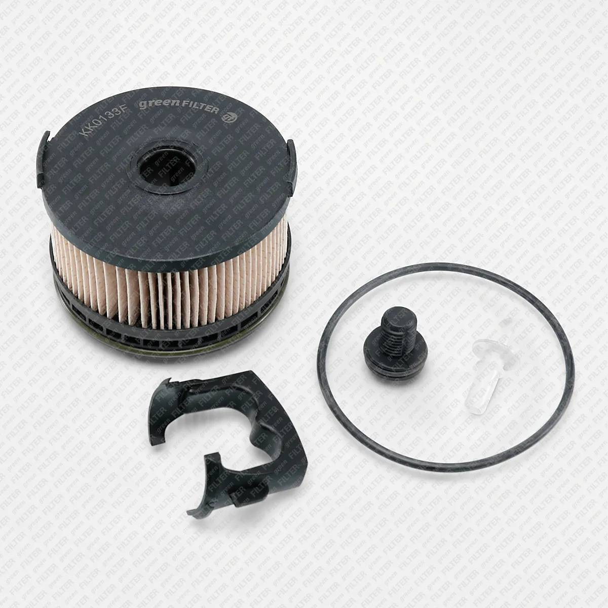 Фильтр топливный [Картридж] MERCEDES W205 18-> GREEN FILTER KK0133F