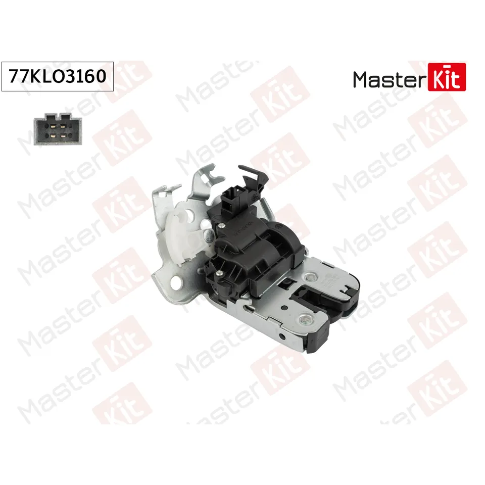 Замок багажника Audi A4 (8K5, B8, 8KH)/Q7 (4LB) 06 - 16/Skoda RAPID (NH3) 14-20 MASTERKIT 77KLO3160