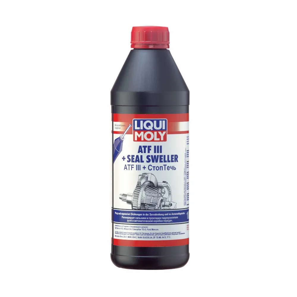 Масло трансмиссионное д/АКПП с герм. ATF III + Seel Sweller (1л) LIQUI MOLY 7527