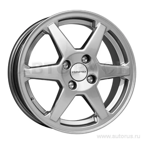 Диск литой R15 6J 4x100/67 ET50 КИК Ирис платинум 0149