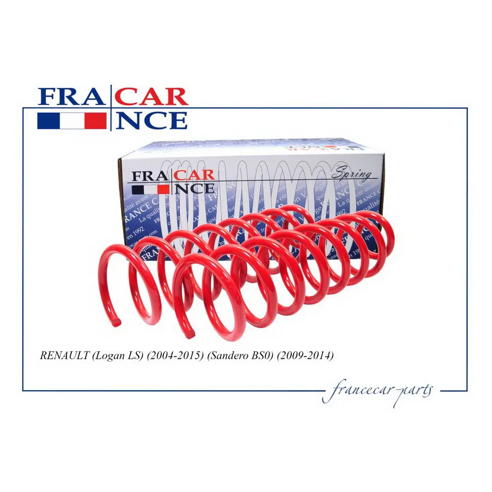 Пружина задняя RENAULT Logan LS 2004-2015 Sandero BS0 2009 FRANCECAR FCR210221