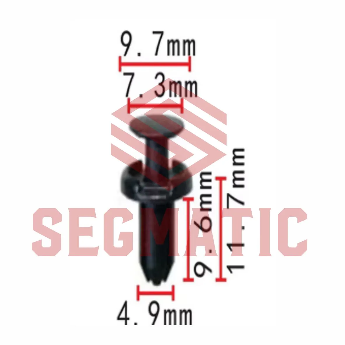 Клипса пластмассовая TOYOTA SEGMATIC SG70203342