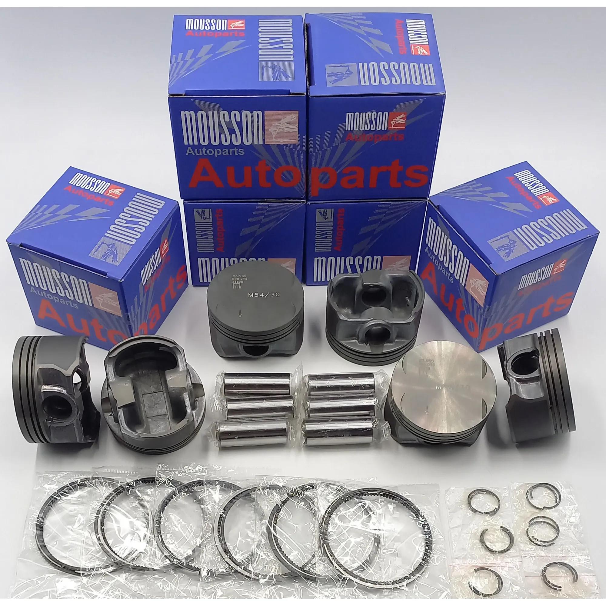 Поршень кольца комплект BMW 3,0L M54B30 на 1 цилиндр BMW 3-E46/ 5-E39/E60/ X3 E83/ X5 E53 MOUSSON SPRM54B30STD