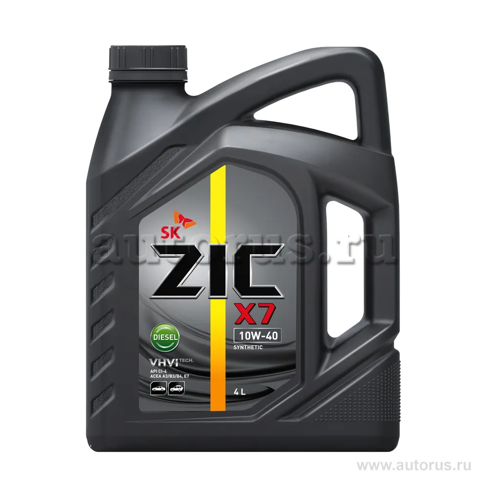 Масло моторное ZIC X7 Diesel 10W-40 синтетическое 4 л УЦЕНКА! 162607-N1