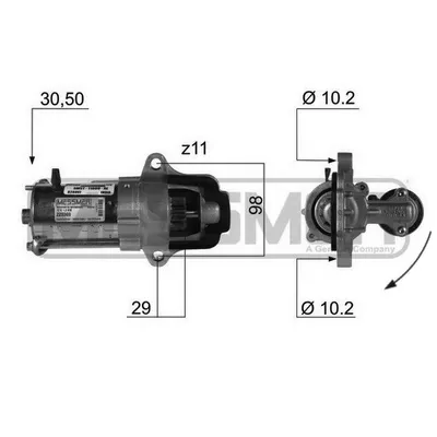 Стартер VOLVO S40 2006- 12V 1,2 Kw