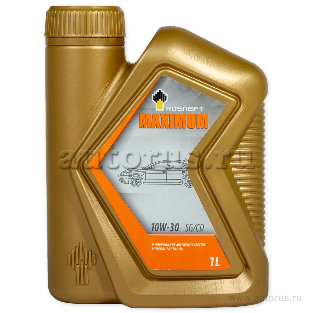 Масло моторное Rosneft Maximum 10W-30 минеральное 1 л 40814232