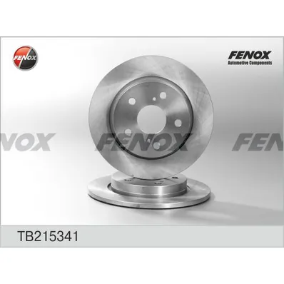 Диск тормозной задний TOYOTA AURIS 07-, COROLLA 04- 270X10X5; FENOX TB215341