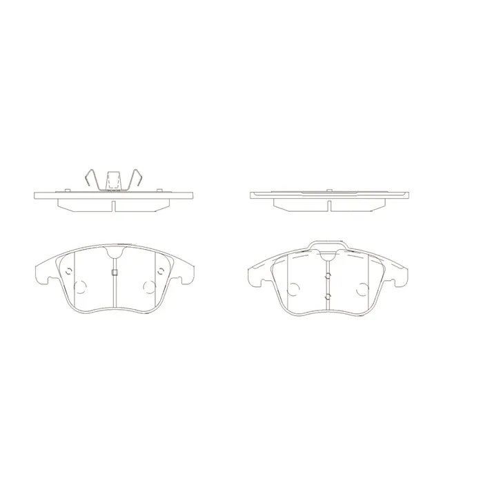 Колодки тормозные FORD Galaxy 2006 ~ 2015 / Mondeo 2007 ~ 2014 / S-M CTR GK1335