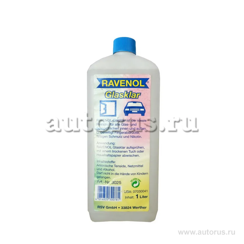 Очиститель стекол RAVENOL Glasklar 1 л Ravenol 1360025-001