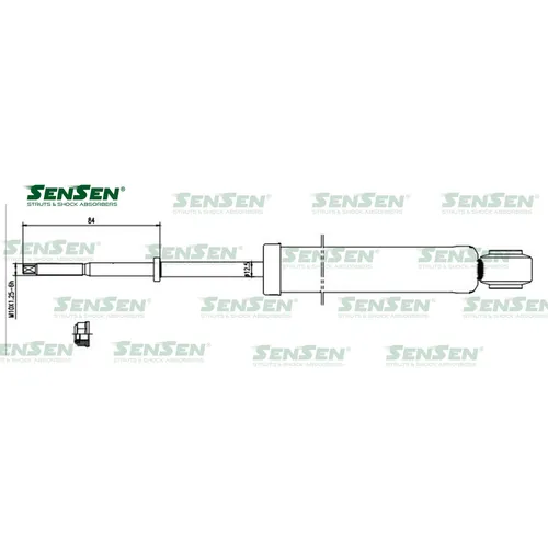 Аморт. зад. газ Suzuki Splash / Swift III /Swift IV SENSEN 32120315