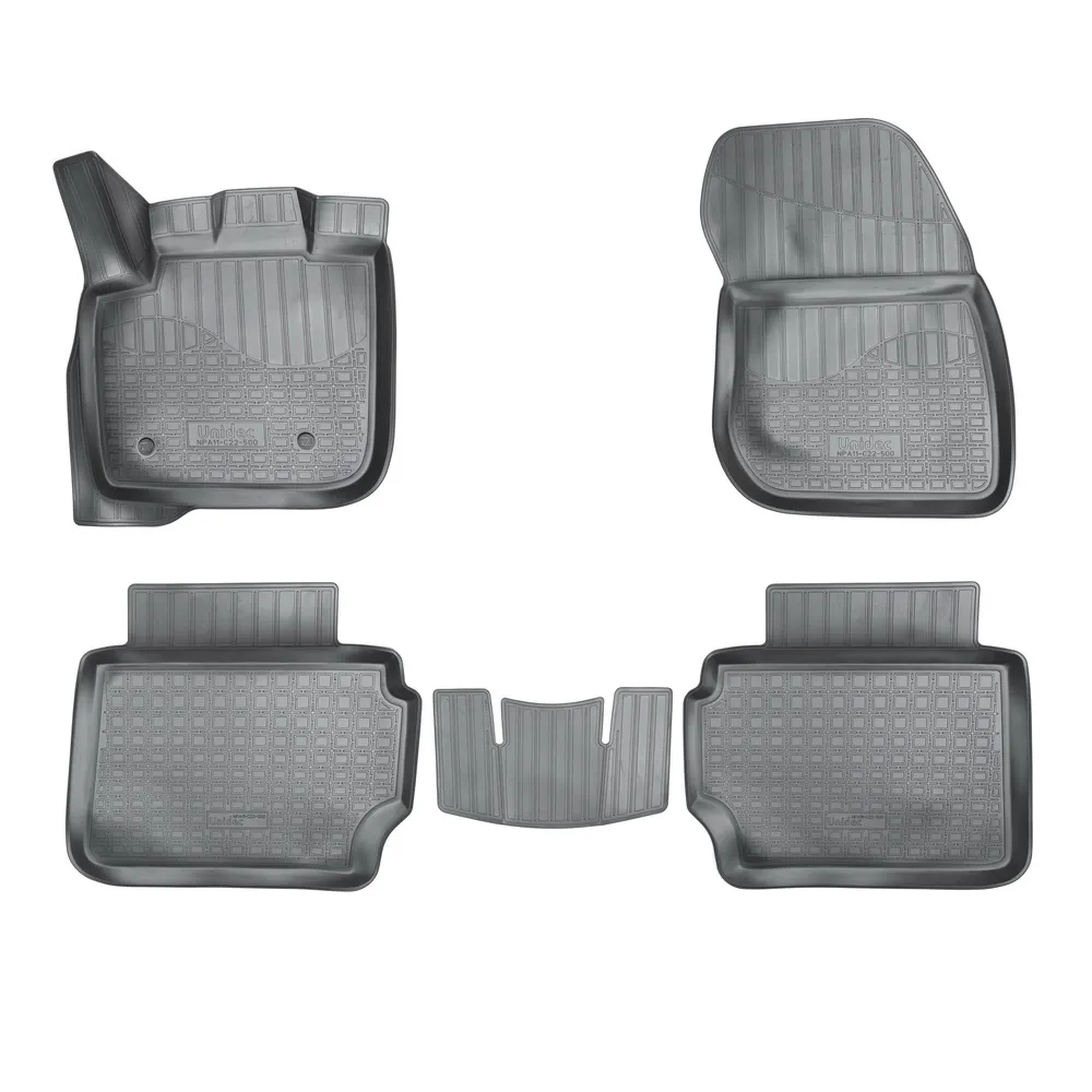 Коврики салонные для Ford Mondeo V 3D (2015)\ Ford Fusion III 3D (2012) NORPLAST NPA11-C22-500