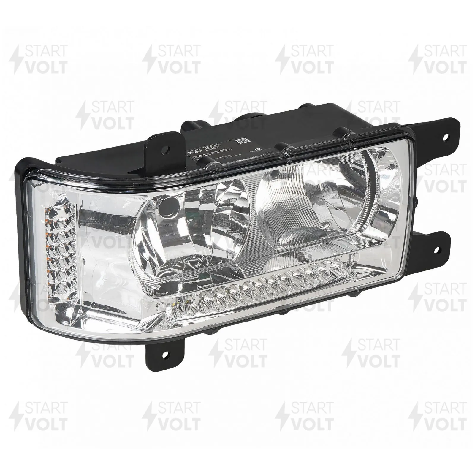 Фара для а/м КАМАЗ 6520/6511/4308 (головн.света) с ДХО правая STARTVOLT SHL 0708R