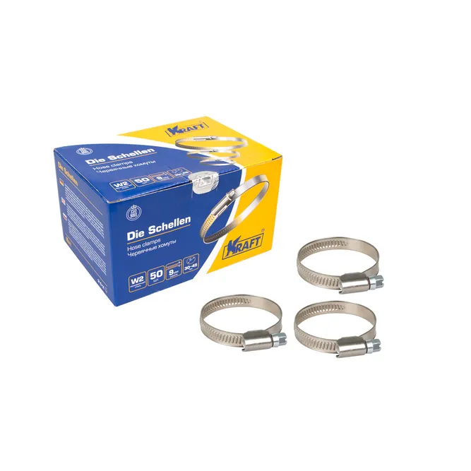 Хомут 30-45 мм (нержавеющая сталь) OBERKRAFT KRAFT KT880406