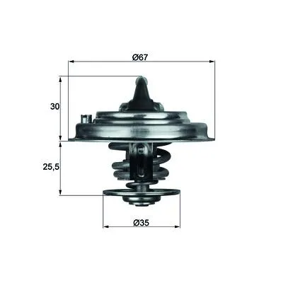Термостат KNECHT/MAHLE TX 30 87D