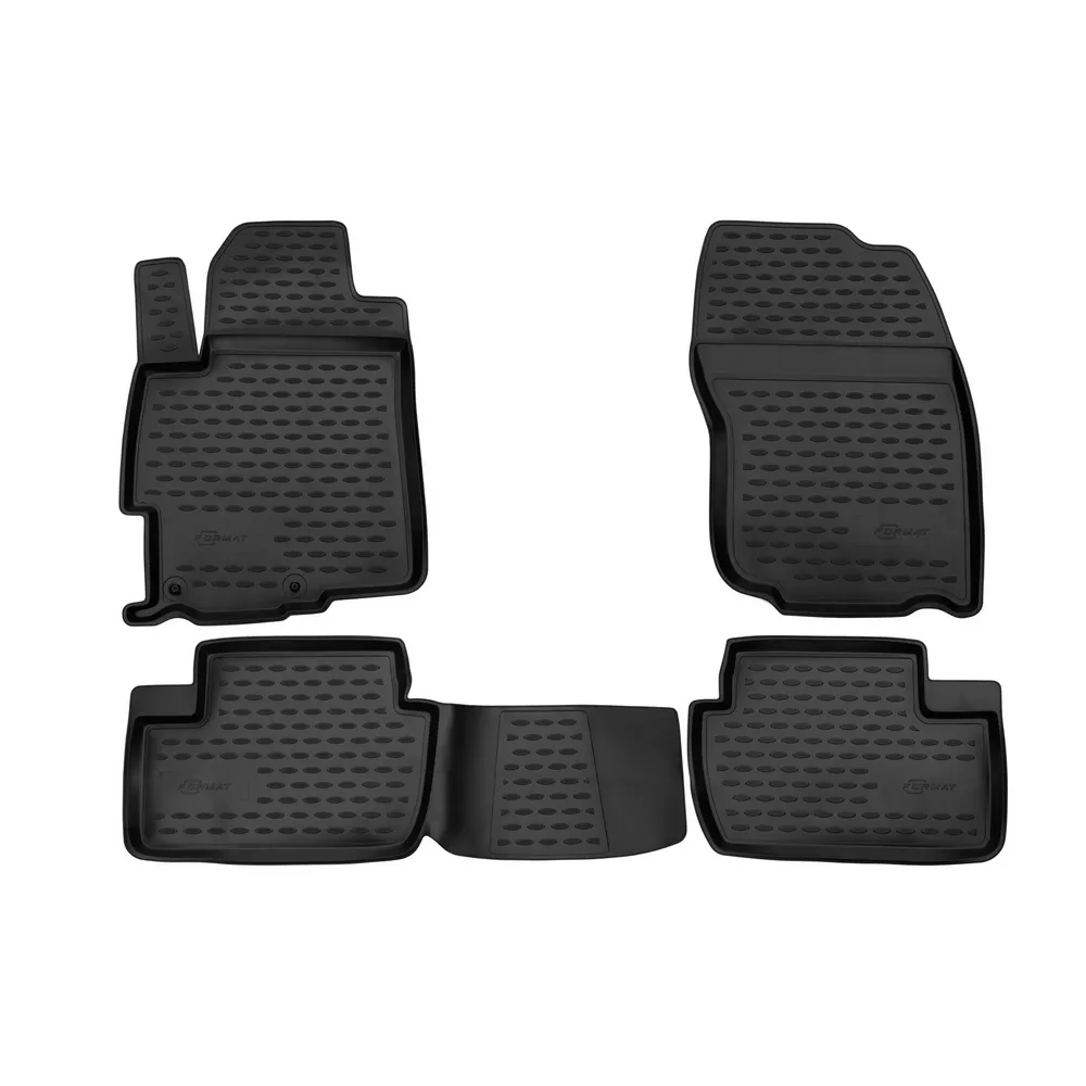 Коврики в салон MITSUBISHI Lancerx03/2007->, 4 шт. (ПУ, повышенная износостойкость) FORMAT FORMAT.35.13.210