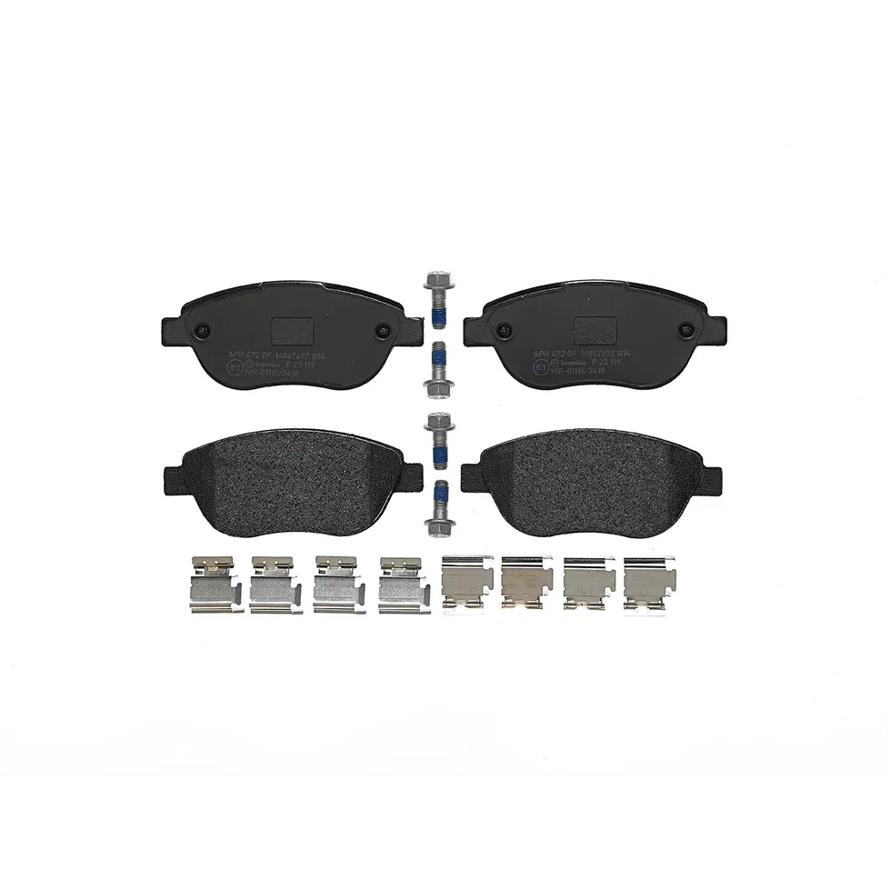 Колодки тормозные передние CITROEN C4/BERLINGO/FIAT DOBLO/PEUGEOT 307/PARTNER BREMBO P23119