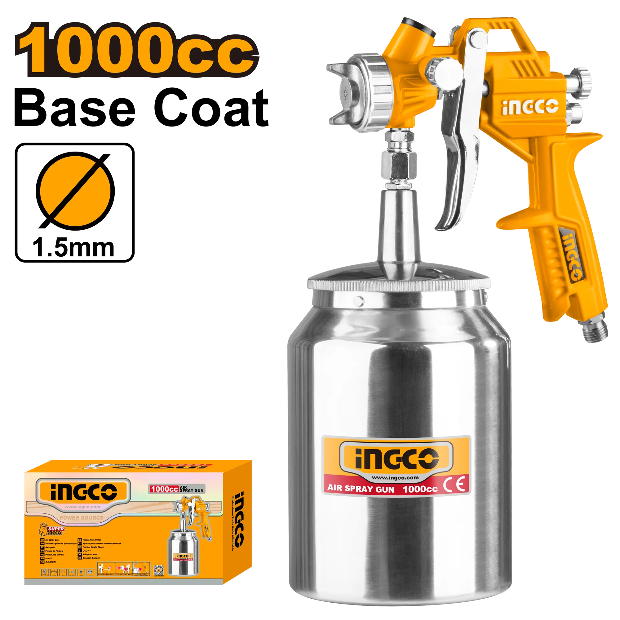 Краскопульт пневматический (10) INGCO ASG3101