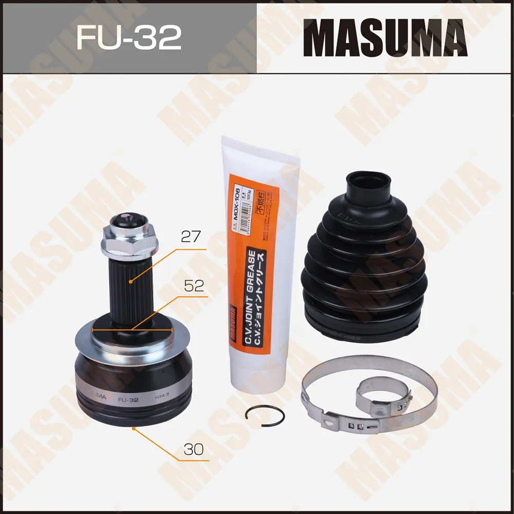 ШРУС 30х52х27 (16) MASUMA FU-32