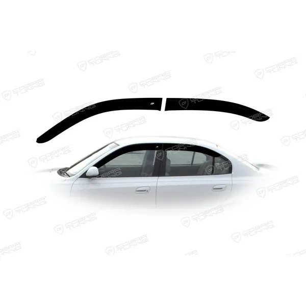 Дефлектора на окна Hyundai Elantra III Sd 2000-2006EuroStandard деф.окон Cobra Tuning HE20200