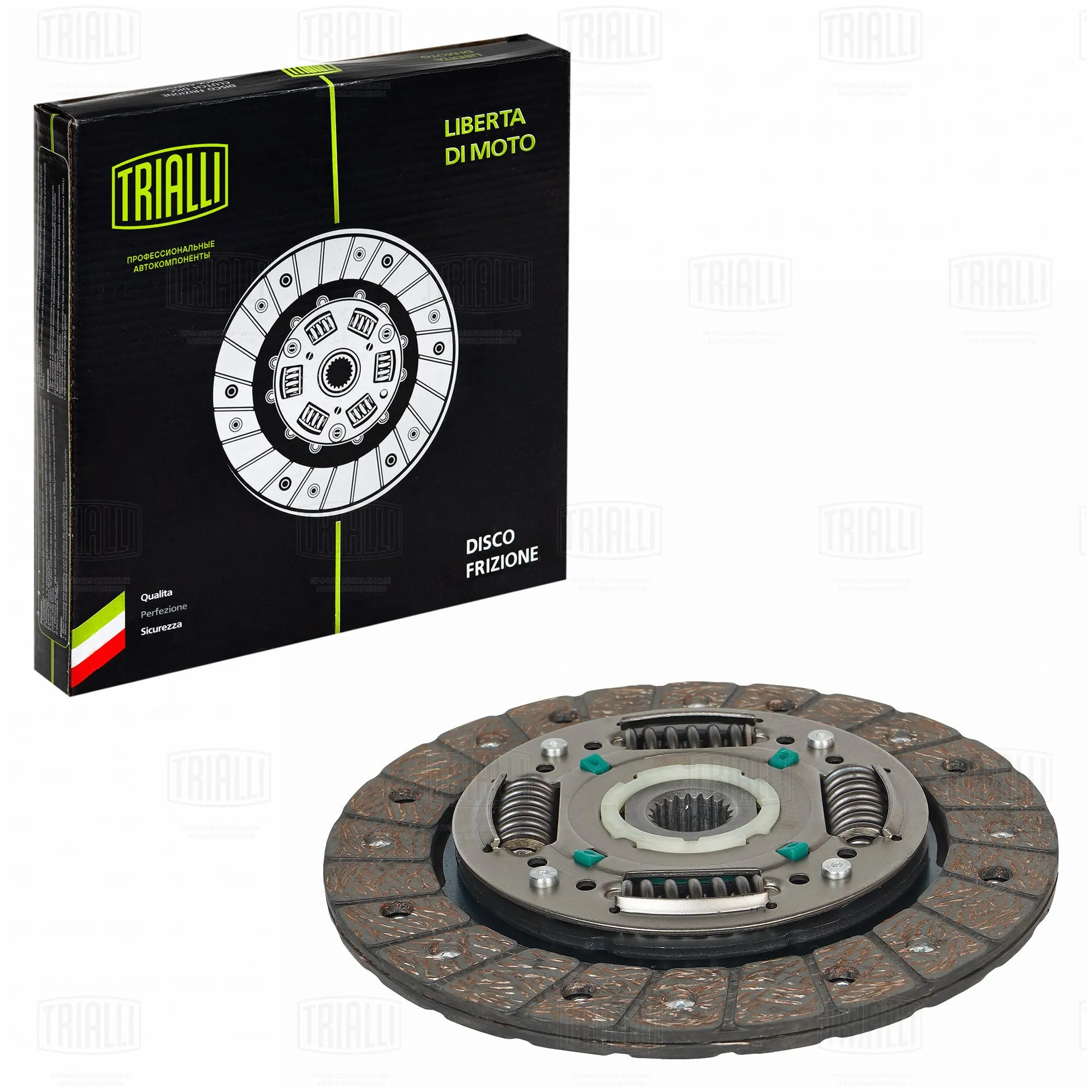 Диск сцеп. для а/м Лада X-Ray (15-) 1.6i (дв. 21129, КПП 21809) (ведом.) TRIALLI FD 801