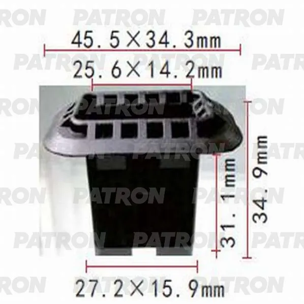 Фиксатор пластиковый Audi,Seat,Skoda,Volkswagen применяемость: внутренн PATRON P371153