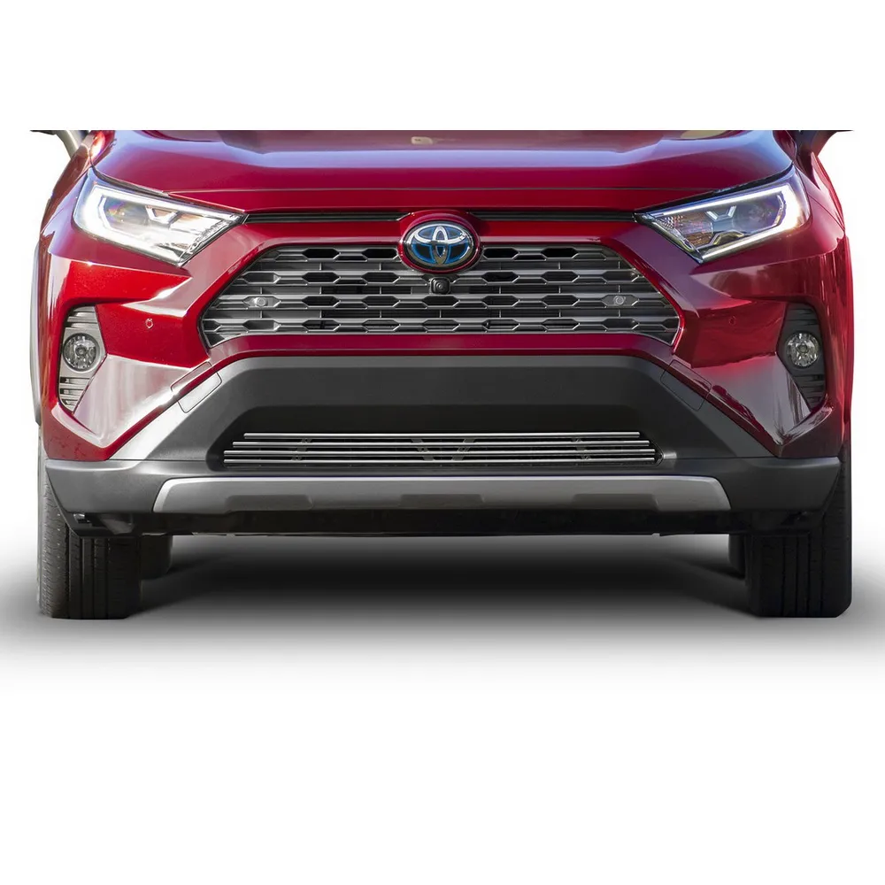 Решетка радиатора нижняя d10 Rival Toyota Rav4 V XA50 2019-н.в., нерж. сталь, G.5708.002