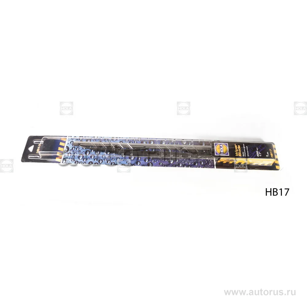 Щетка стеклоочистителя 430 мм каркасная 1 шт HOLA WIPER BLADE HB17