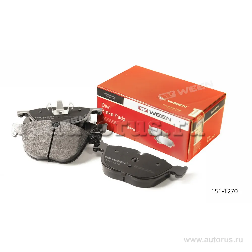 Тормозные колодки дисковые передние BMW X5 (E70,F15,F85), X6 (E71,E72,F16,F86) WEEN 151-1270