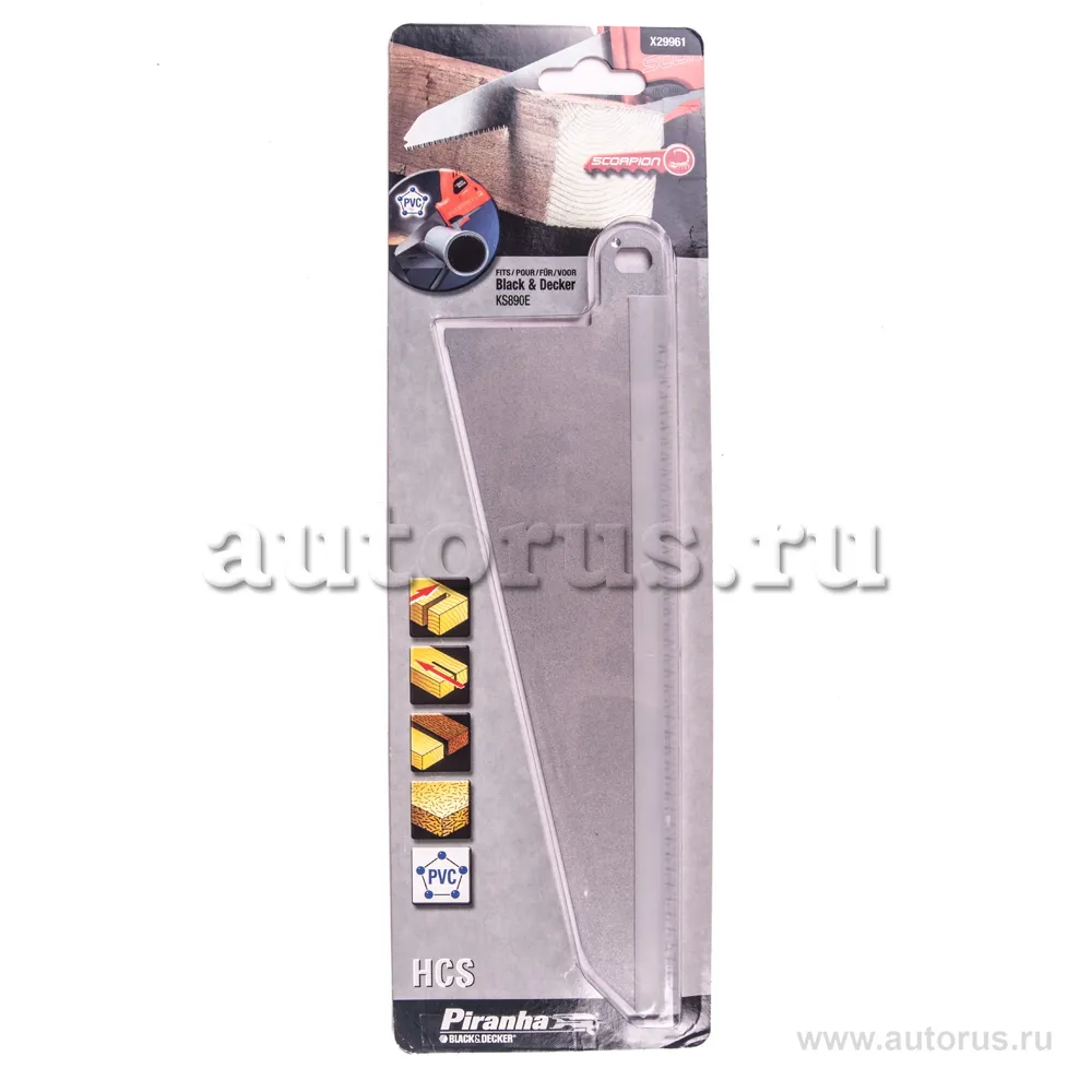 Полотно для пилы KS 880 BLACK&DECKER Piranha X29961